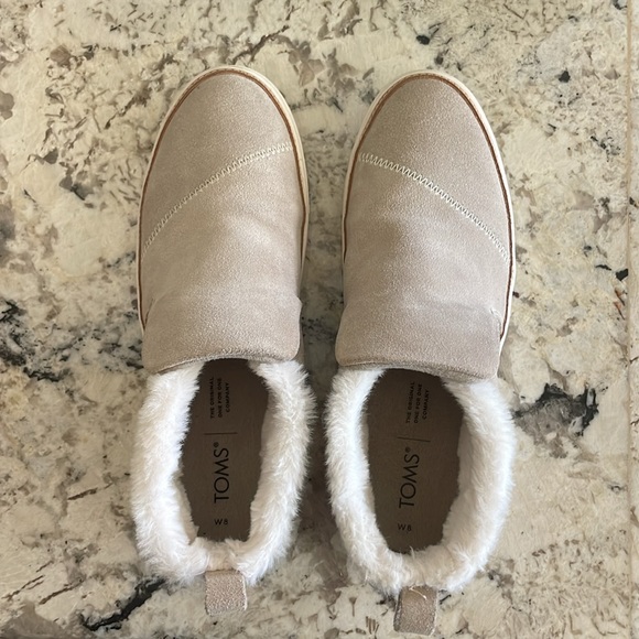 TOMS Paxton Faux Fur Ankle Boots - Size 8 - Picture 8 of 11